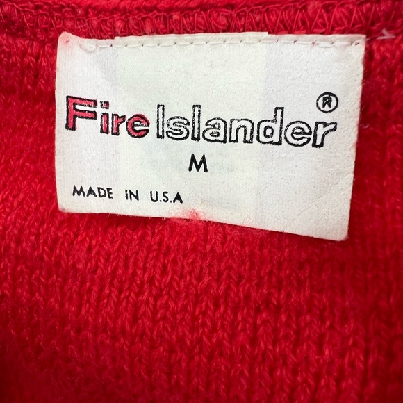 Fire Island red blazer and sleeveless open front cardigan set 13/14 vintage 70s - Picture 6 of 14